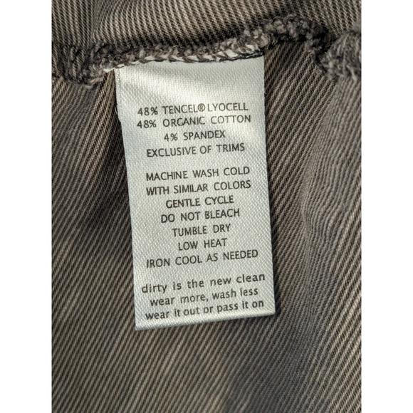 Toad & Co Small Womens Organic Cotton Waist Tie V-Neck Brown Midi Dress Pockets - Picture 8 of 12